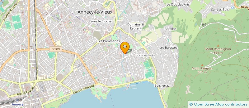 localisation de l'entreprise SYND COPROPRIETE LES JARDINS D'ARCADIE  ANNECY