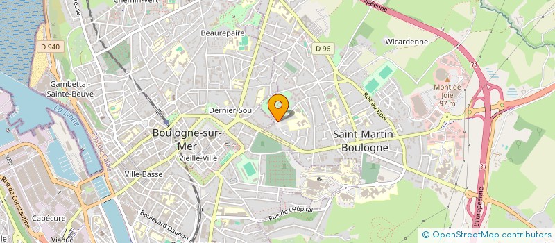 localisation de l'entreprise SYND COPROPRIETE LES JARDINS DE MAQUETRA  SAINT-MARTIN-BOULOGNE