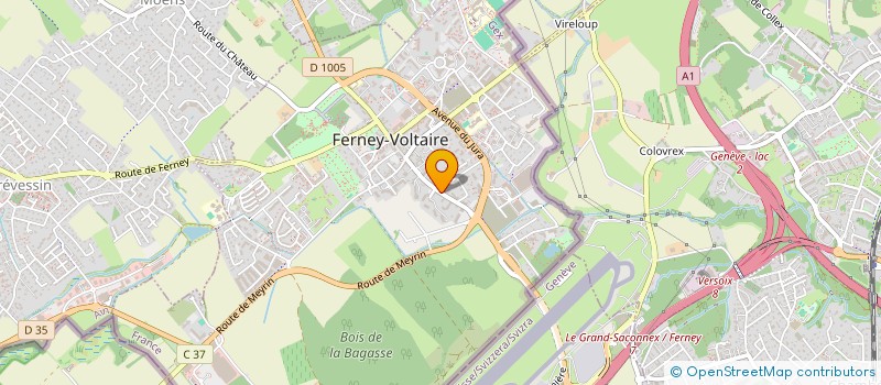 localisation de l'entreprise SYND COPROPRIETE LES JARGILIERES à FERNEY-VOLTAIRE