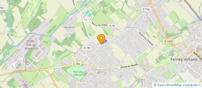 localisation de l'entreprise SYND COPROPRIETE LES JASMINS à PREVESSIN-MOENS