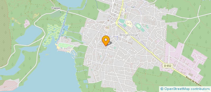 localisation de l'entreprise SYND COPROPRIETE LES LACS BATIMENT A6  BISCARROSSE