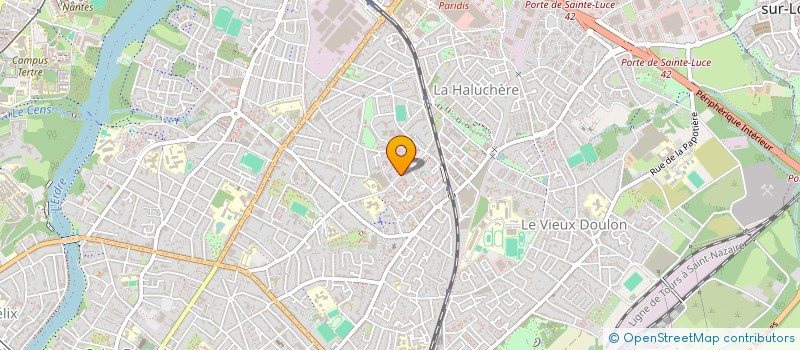 localisation de l'entreprise SYND COPROPRIETE LES LYS à NANTES