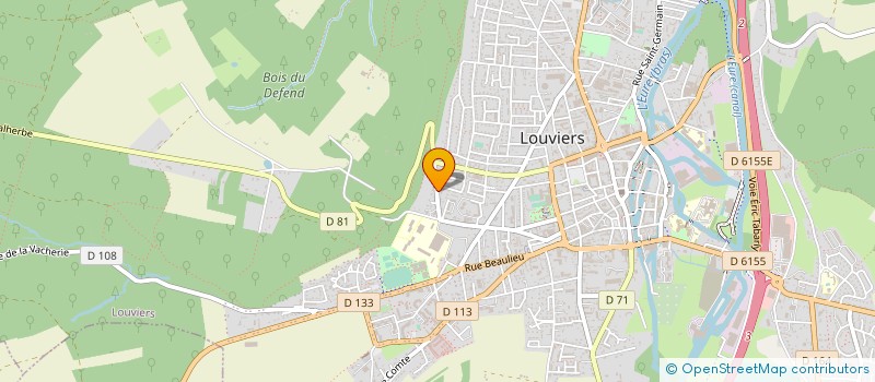 localisation de l'entreprise SYND COPROPRIETE LES MESANGES  LOUVIERS