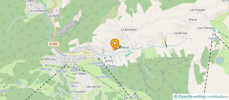 localisation de l'entreprise SYND COPROPRIETE LES MYRTILLES à LA CLUSAZ