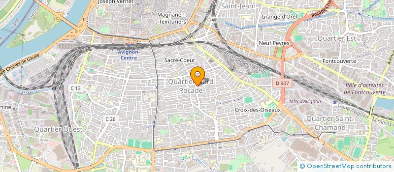 localisation de l'entreprise SYND COPROPRIETE LES SOURCES  AVIGNON