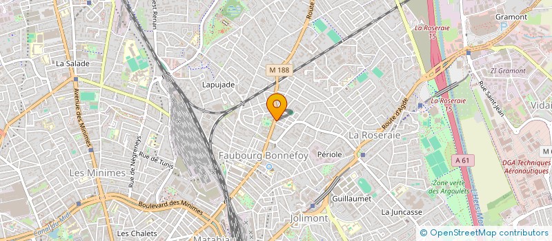 localisation de l'entreprise SYND COPROPRIETE LES SYLPHES à TOULOUSE