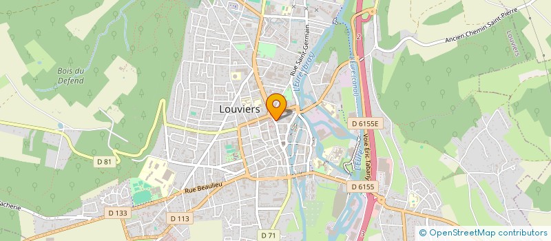 localisation de l'entreprise SYND COPROPRIETE LOUVIERS 1  LOUVIERS