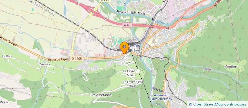 localisation de l'entreprise SYND COPROPRIETE MAISON DORE  SAINT-GERVAIS-LES-BAINS