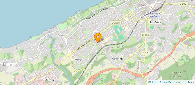localisation de l'entreprise SYND COPROPRIETE MARGALLES à THONON-LES-BAINS