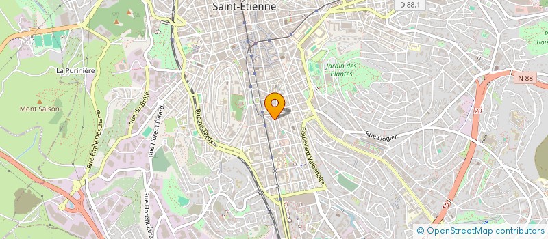 localisation de l'entreprise SYND COPROPRIETE MICHELET  SAINT-ETIENNE