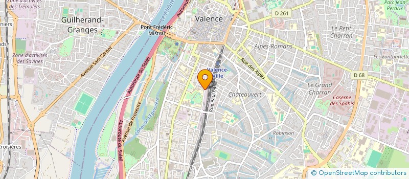 localisation de l'entreprise SYND COPROPRIETE MONTE CARLO  VALENCE