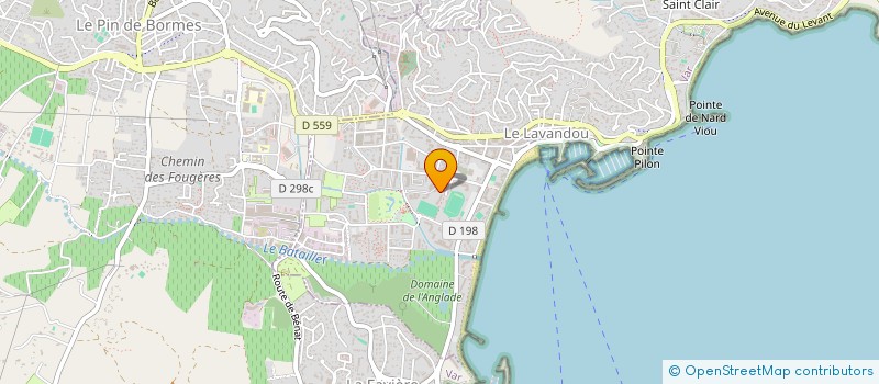 localisation de l'entreprise SYND COPROPRIETE ORMARINES à LE LAVANDOU