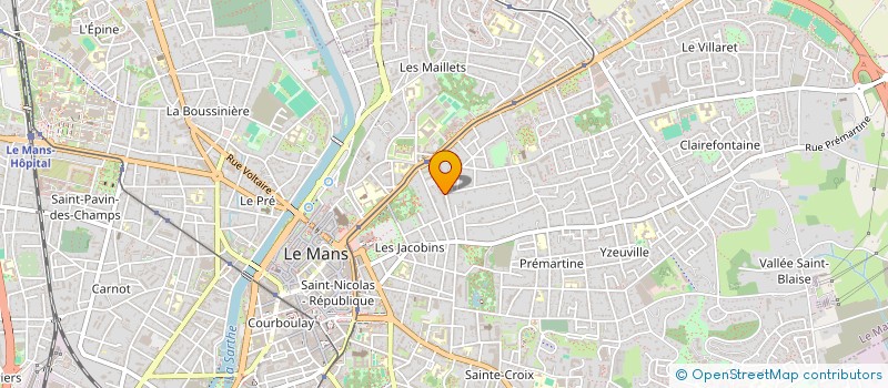 localisation de l'entreprise SYND COPROPRIETE PARC DES DRYADES  LE MANS