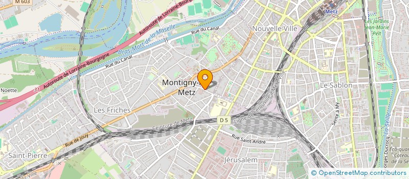 localisation de l'entreprise SYND COPROPRIETE PLEIN CENTRE ROMBAS  MONTIGNY-LES-METZ