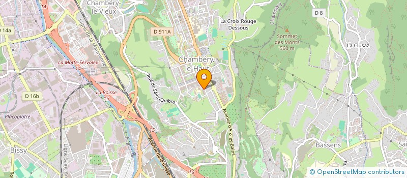 localisation de l'entreprise SYND COPROPRIETE PRE VERT II  CHAMBERY