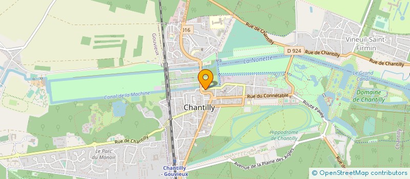 localisation de l'entreprise SYND COPROPRIETE QUAI DE LA CANARDIERE  CHANTILLY