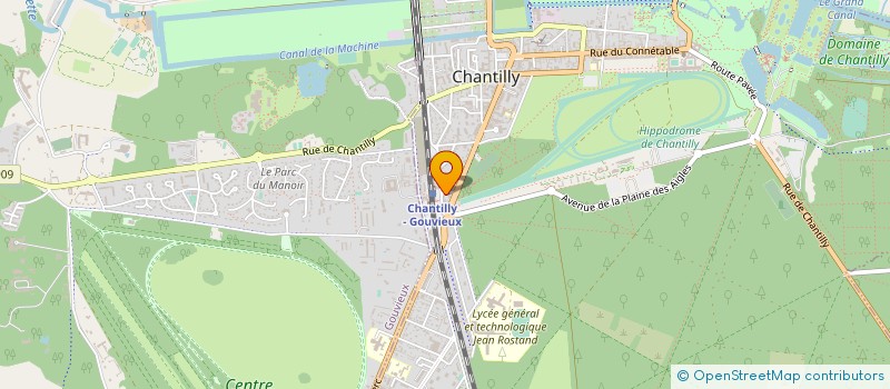 localisation de l'entreprise SYND COPROPRIETE R DES OTAGES  CHANTILLY