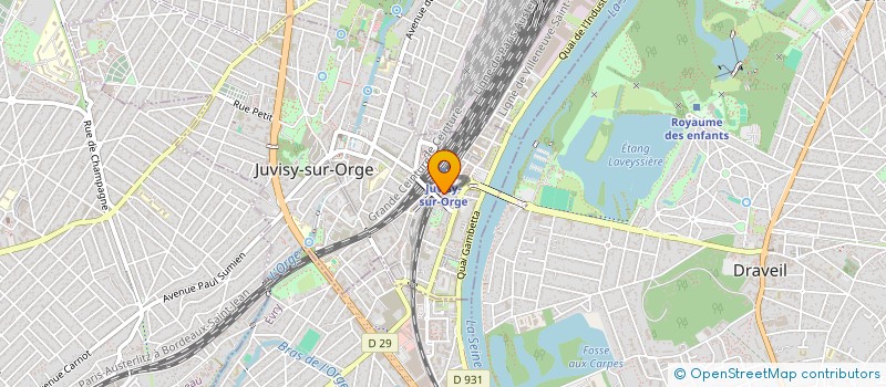 localisation de l'entreprise SYND COPROPRIETE R JEAN ARGELIES à JUVISY-SUR-ORGE