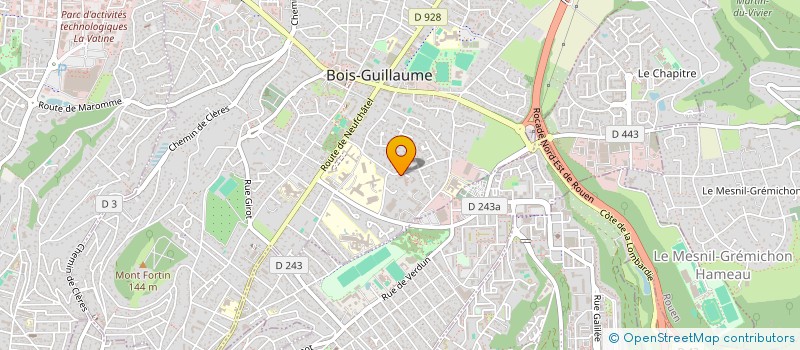 localisation de l'entreprise SYND COPROPRIETE RELAIS GUILLAUME à BOIS-GUILLAUME