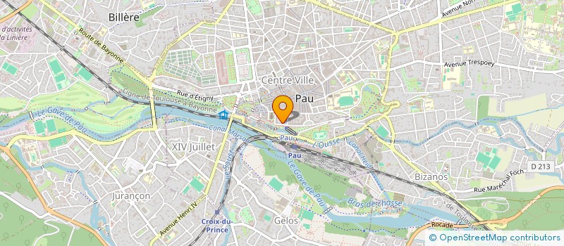 localisation de l'entreprise SYND COPROPRIETE RES 1-3 PLACE ROYALE à PAU