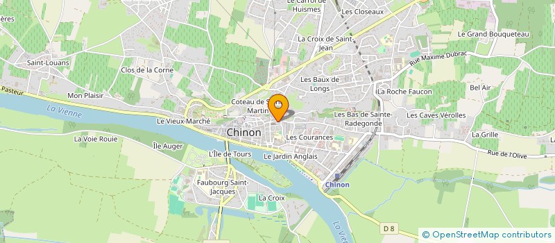 localisation de l'entreprise SYND COPROPRIETE RES 107 RUE JJ ROUSSEAU  CHINON
