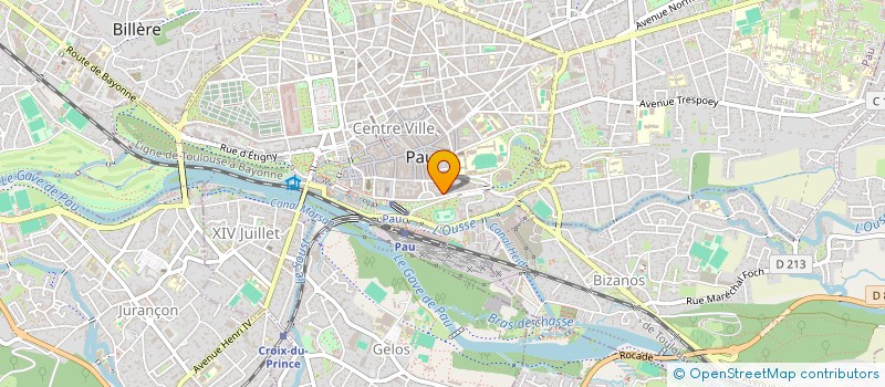 localisation de l'entreprise SYND COPROPRIETE RES 14 BD DES PYRENEES à PAU