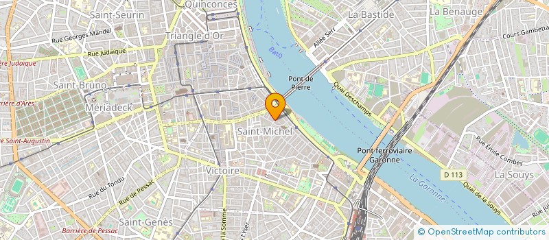 localisation de l'entreprise SYND COPROPRIETE RES 23 RUE MAUBEC  BORDEAUX