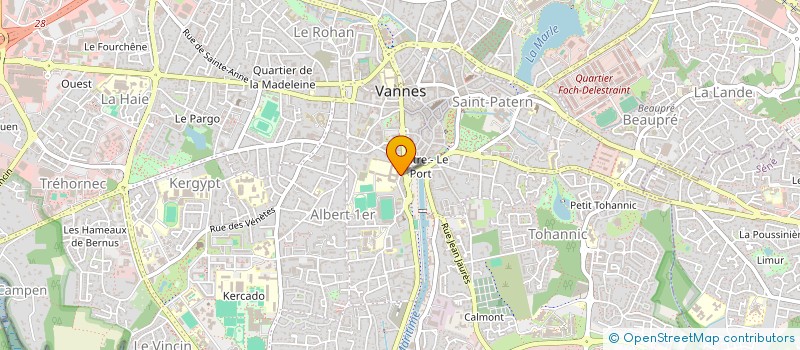 localisation de l'entreprise SYND COPROPRIETE RES 4 RUE DU DREZEN à VANNES