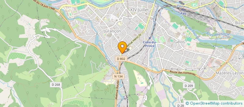 localisation de l'entreprise SYND COPROPRIETE RES 59 AV HENRI IV  JURANCON