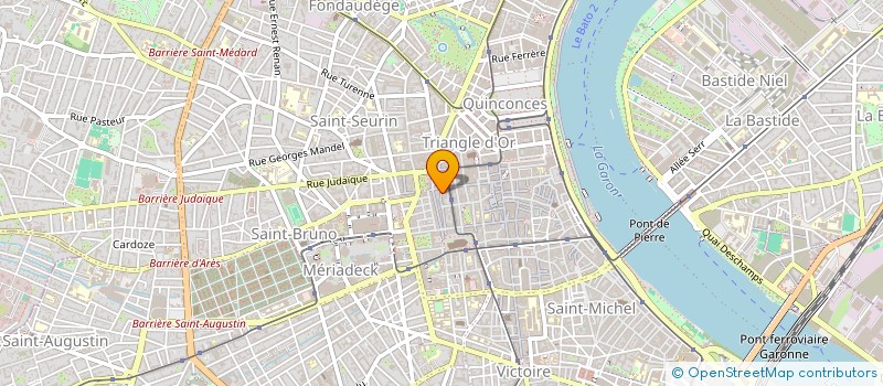 localisation de l'entreprise SYND COPROPRIETE RES 7 RUE DE RUAT  BORDEAUX