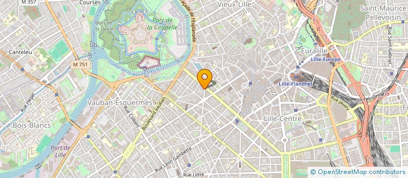 localisation de l'entreprise SYND COPROPRIETE RES 71-73-75 IMM AUBERS à LILLE