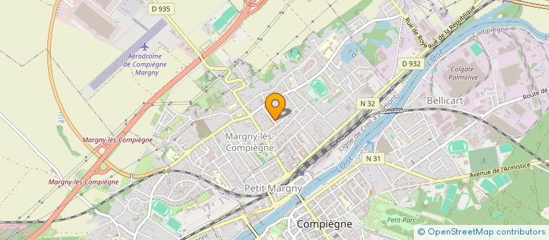 localisation de l'entreprise SYND COPROPRIETE RES A BRIAND  MARGNY-LES-COMPIEGNE