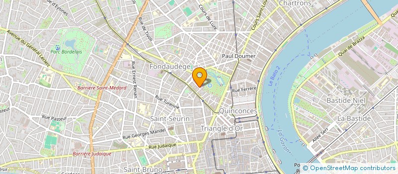 localisation de l'entreprise SYND COPROPRIETE RES ALBERT DE MUN  BORDEAUX