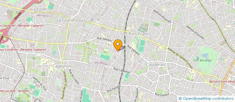 localisation de l'entreprise SYND COPROPRIETE RES ANATOLE FRANCE  BORDEAUX