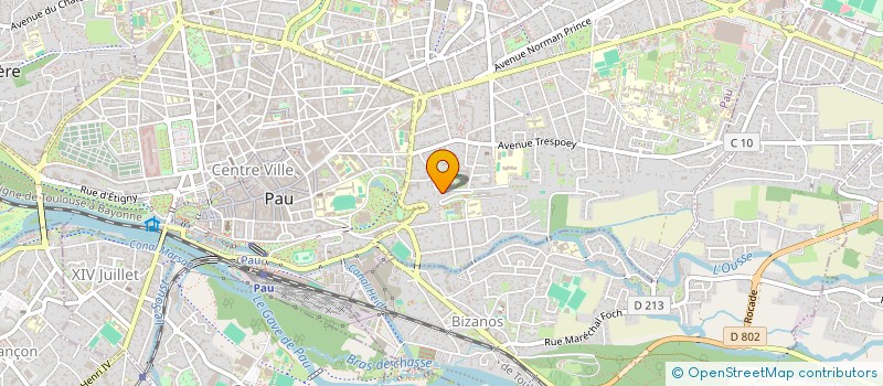 localisation de l'entreprise SYND COPROPRIETE RES ASPIN IV à PAU