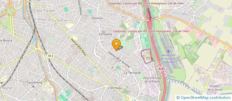 localisation de l'entreprise SYND COPROPRIETE RES BALCONS DE LIMAYRAC à TOULOUSE