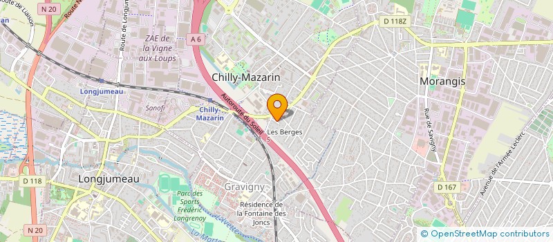 localisation de l'entreprise SYND COPROPRIETE RES BOIS DES ORMES  CHILLY MAZARIN