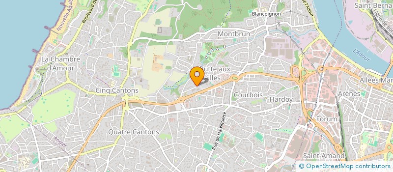 localisation de l'entreprise SYND COPROPRIETE RES BUTTE AUX CAILLES  ANGLET