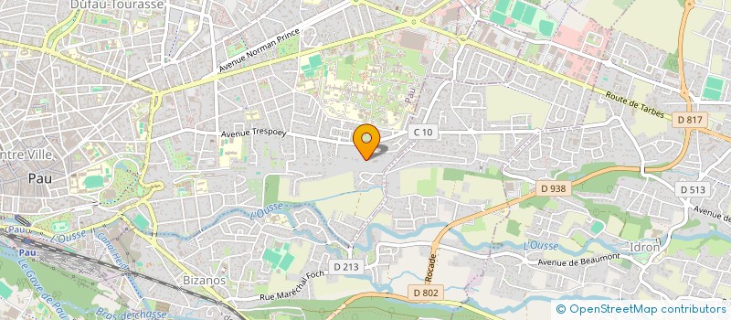 localisation de l'entreprise SYND COPROPRIETE RES CASTET DE L'ARRAY à PAU