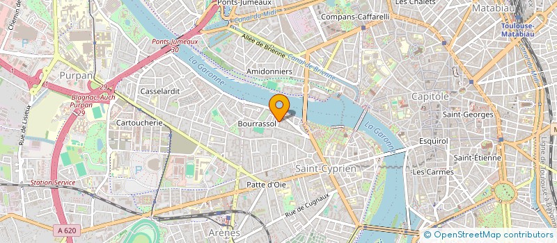 localisation de l'entreprise SYND COPROPRIETE RES DAUTEZAC-BOILLY à TOULOUSE