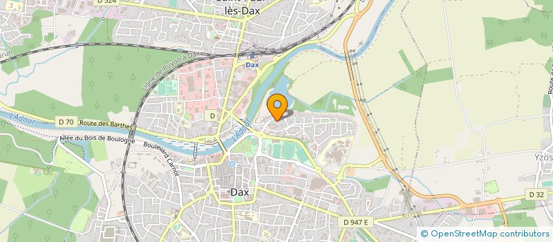 localisation de l'entreprise SYND COPROPRIETE RES DES ARENES  DAX