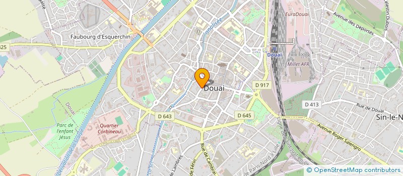 localisation de l'entreprise SYND COPROPRIETE RES DES FOULONS  DOUAI