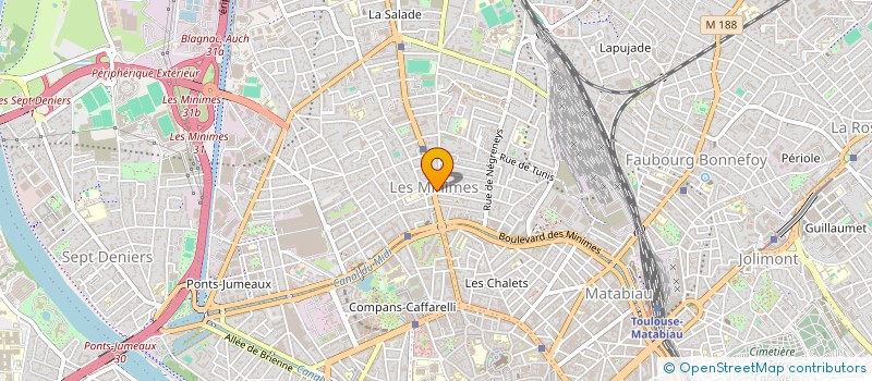 localisation de l'entreprise SYND COPROPRIETE RES DES VIOLETTES à TOULOUSE