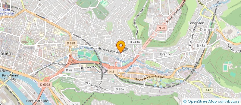 localisation de l'entreprise SYND COPROPRIETE RES DESCROIZILLES à ROUEN