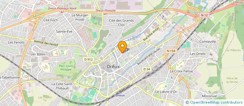 localisation de l'entreprise SYND COPROPRIETE RES DREUX GOUVERNEUR à DREUX
