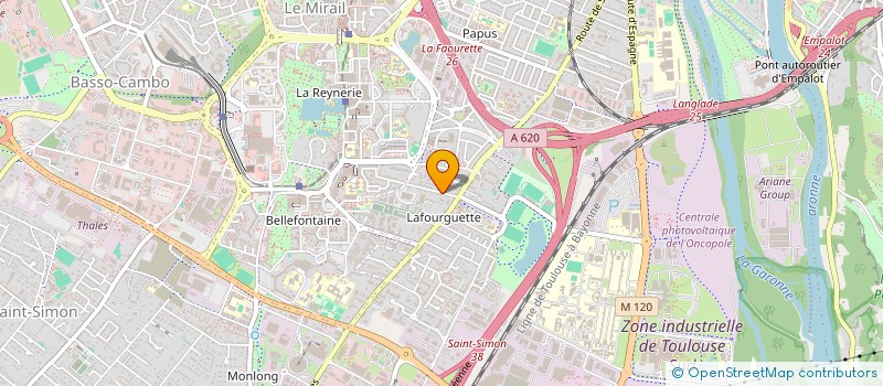 localisation de l'entreprise SYND COPROPRIETE RES DU 13 RUE LALANNE à TOULOUSE