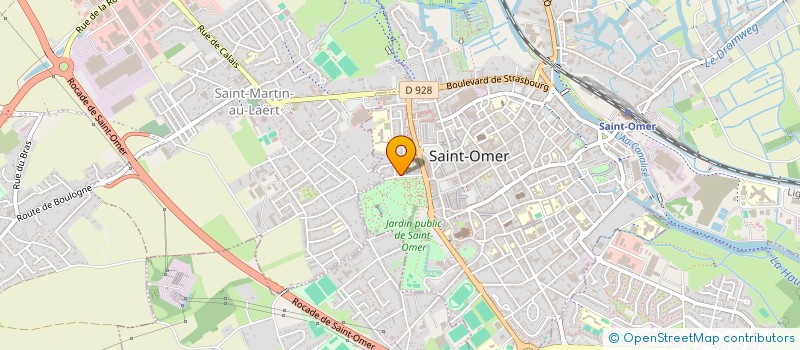 localisation de l'entreprise SYND COPROPRIETE RES DU PARC  SAINT-OMER
