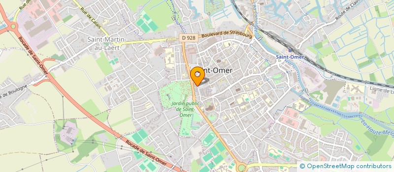 localisation de l'entreprise SYND COPROPRIETE RES.FOCH  SAINT-OMER