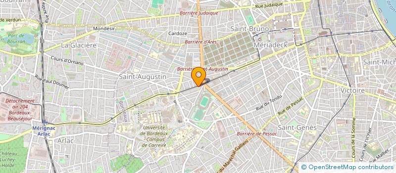 localisation de l'entreprise SYND COPROPRIETE RES FRANTZ DESPAGNET  BORDEAUX