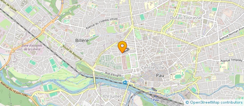 localisation de l'entreprise SYND COPROPRIETE RES HAUTE PLANTE à PAU